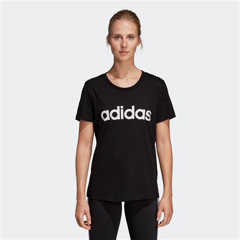 schwarzes adidas t-shirt damen|Shoppe schwarze adidas T.